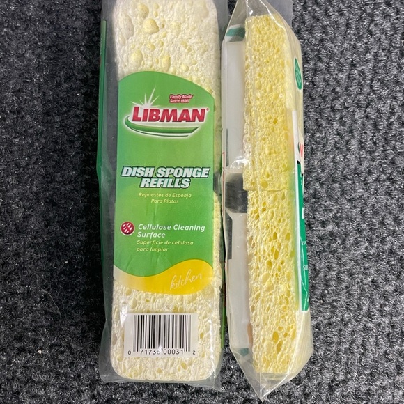 Lot of 2 Libman Dish Sponge Refills Extra Absorbent 2 Per Pack 4 Total sponges - Picture 4 of 6
